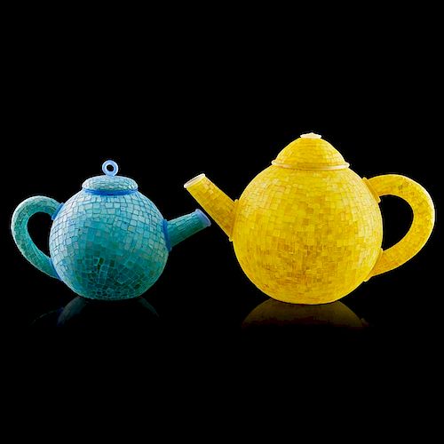 JAY MUSLER Two teapot sculptures
