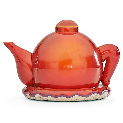 RON NAGLE Ceramic teapot sculpture
