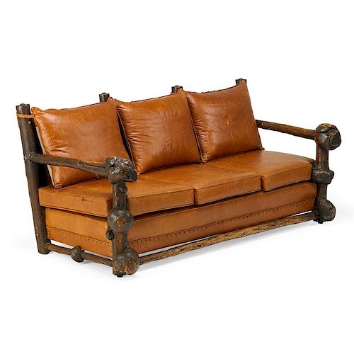 THOMAS MOLESWORTH Rare three-seat sofa
