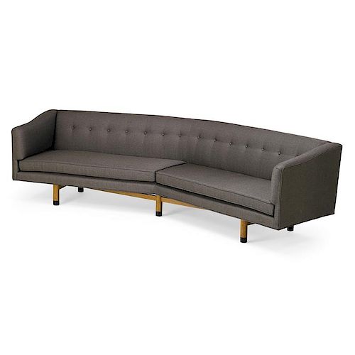 EDWARD WORMLEY; DUNBAR Large angled sofa