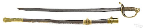 Roby presentation officers sword & scabbard