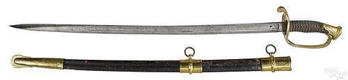 N.P. Ames Civil War Foot Officer sword & scabbard