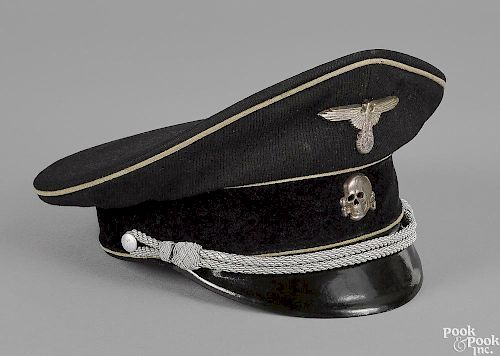 Allgemeine SS WWII officer's visor