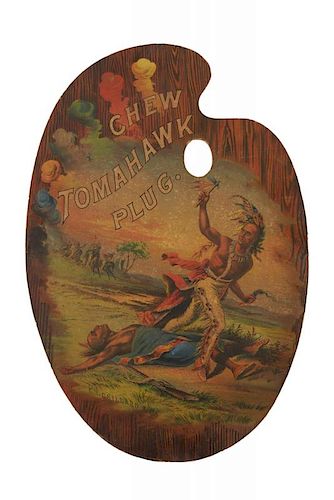 Chew Tomahawk Plug Artist Pallet Advertisement