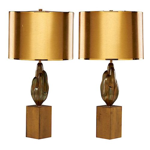 MAISON CHARLES Pair of table lamps
