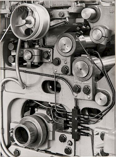 Albert Renger-Patzsch (German, 1897-1966)  Machine, Schubert & Salzer, Ingolstadt, Germany