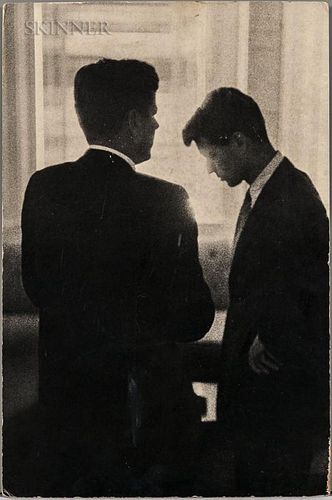 Jacques Lowe (German/American, 1930-2001)  John F. Kennedy and Robert F. Kennedy, Biltmore Hotel, Los Angeles