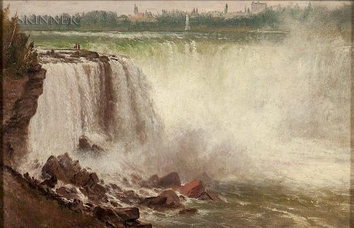 Attributed to Charles Henry Gifford (American, 1839-1904)  Niagara Falls
