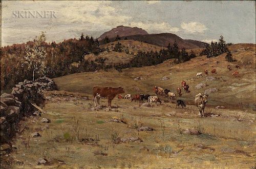 William Preston Phelps (American, 1848-1923)  Upland Pasture