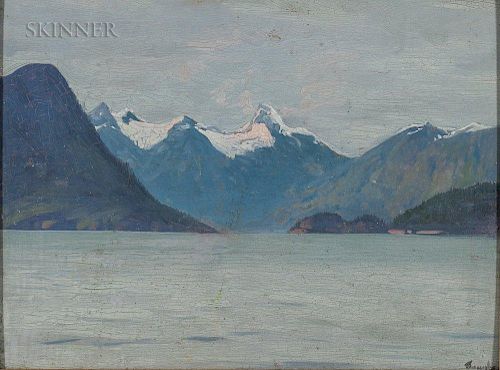 Frederick Judd Waugh (American, 1861-1940)  View from Desolation Sound, British Columbia