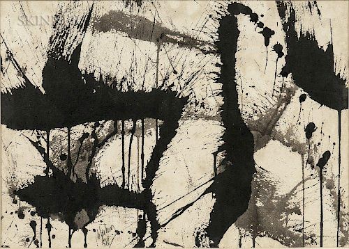 Norman Bluhm (American, 1921-1999)  Untitled
