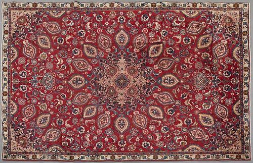 Mashad Carpet, 7' 4 x 10' 7.