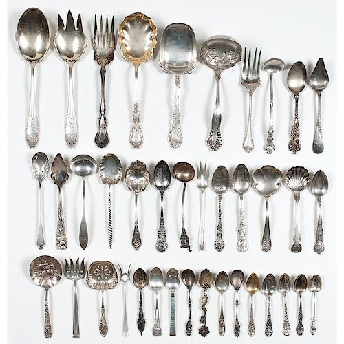 American Sterling Flatware Including Souvenir Spoons