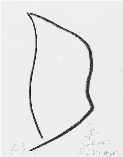 Richard Serra, (American, b. 1939), Untitled (Abstract Form)