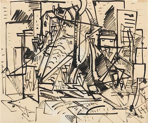 Hans Hofmann, (German, 1880-1966), Untitled, 1942