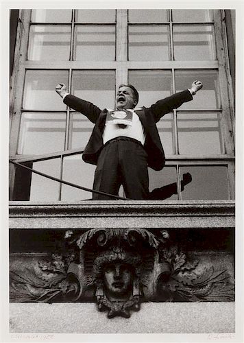 Robert Frank, (Swiss/American, b. 1924), Chicago (Political Rally), 1956