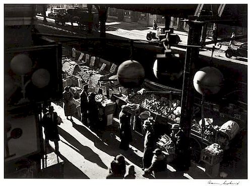 Aaron Siskind, (American, 1903-1991), Street Market, Harlem, 1937