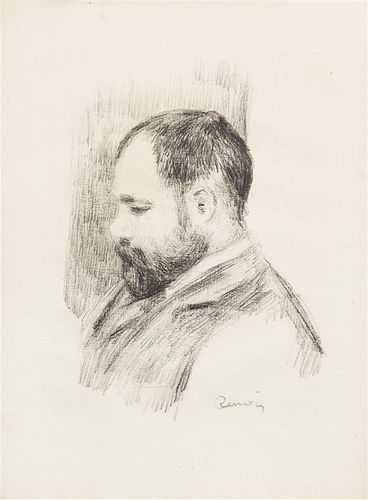 Pierre-Auguste Renoir, (French, 1841-1919), Ambroise Vollard (from Douze Lithographies Originales), c. 1904