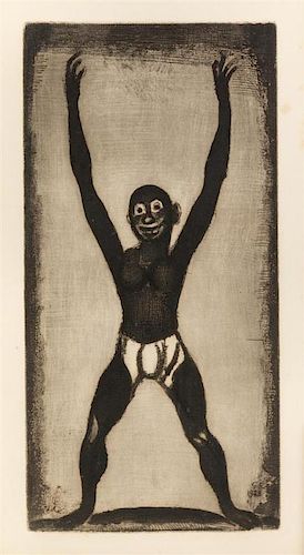 Georges Rouault, (French, 1871-1958), La negre (from R-incarnations du P-re Ubu), 1928