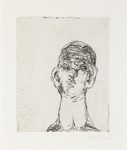 * George Baselitz, (German, b. 1938), Idol, 1963