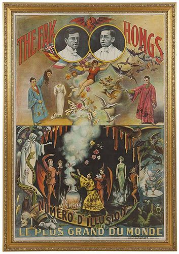 The Fak Hongs, magic tour poster