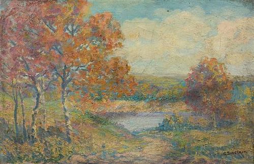 Gerrit Sinclair, (American, 1890-1955), Landscape