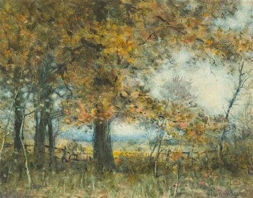 Theodore Robinson, (American, 1852-1896), Landscape