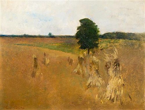 Soren Emil Carlsen, (Danish, 1848-1932), Landscape