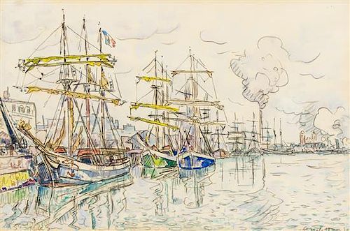 * Paul Signac, (French, 1863-1935), St. Malo, 1930