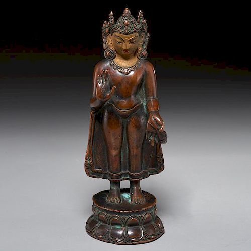 Himalayan figure of standing Tara