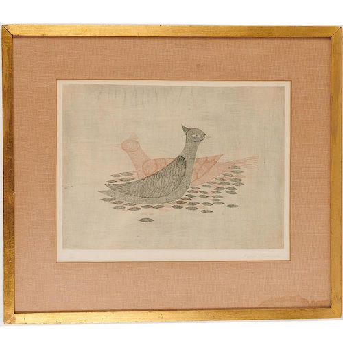 Keiko Minami, woodcut