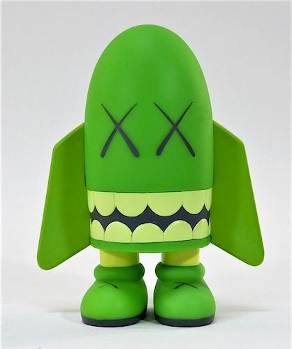 KAWS Blitz Green Medicom Toy Vinyl Sculpture