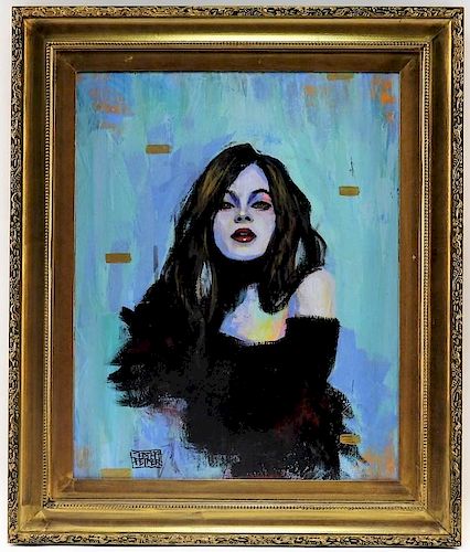 Joshua Petker Urban Portrait Painting of a Woman