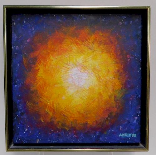 Andre Desjards Quasar Celestial Space Painting