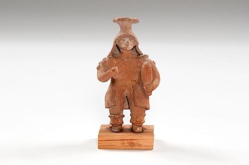 Pre-Columbian Pottery Figure, Possibly Veracruz