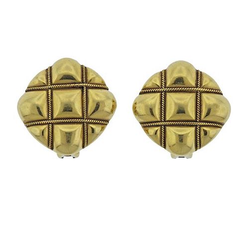 Tiffany &amp; Co 18K Gold Earrings