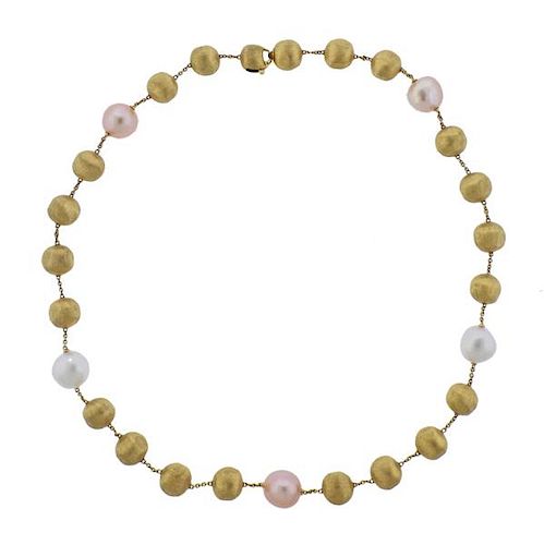 Marco Bicego 18K Gold Pearl Necklace