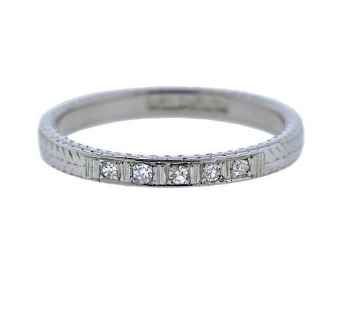 Belais 18K Gold Diamond Wedding Band Ring