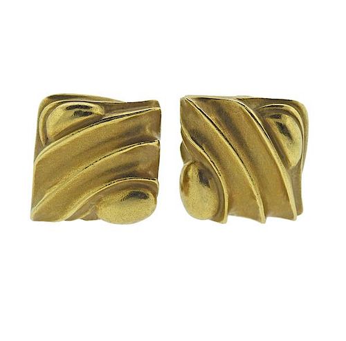 Kieselstein Cord 18k Gold Earrings 