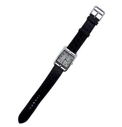 Hermes Etoupe Cape Cod Steel Quartz Watch CC2.710