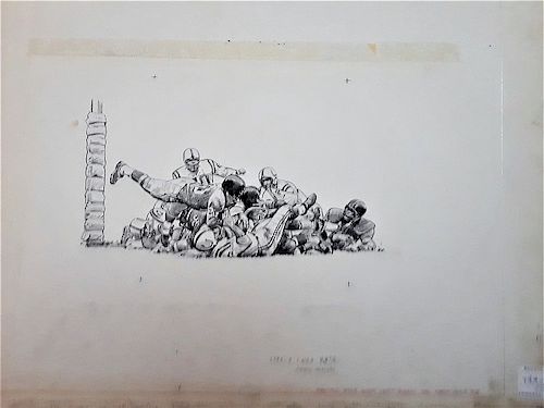 Sports Illustrated Original Sketch by Robert Riger Here's Why it was the Best Football Game Ever Played, p. 54