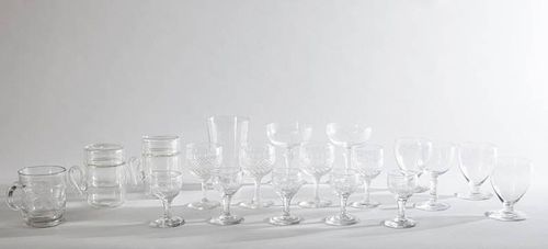 ASSORTED GROUP OF BACCARAT AND OTHER GLASSWARE