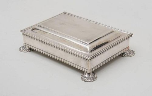 ENGLISH SILVER INK STAND