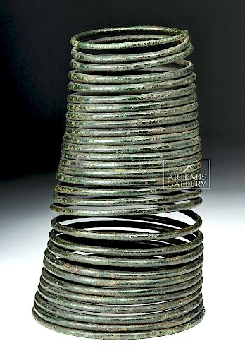 Central European Bronze Age Coiled Bracelet