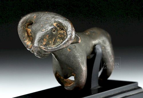 Rare Sardinian Nuraghian Bronze Ram Figure