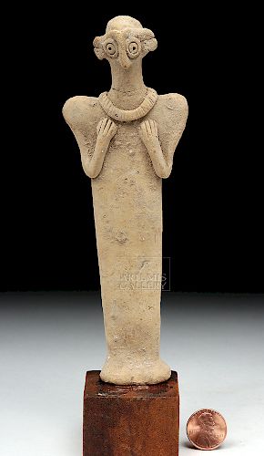 North Syrian Abstract Pottery Astarte Figure