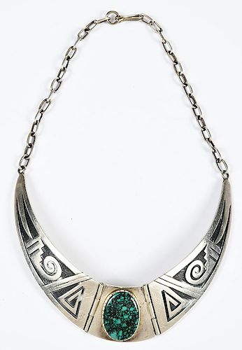 Silver & Turquoise Necklace 
