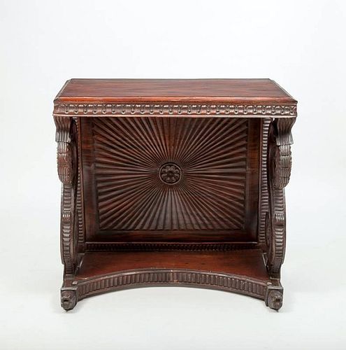 Anglo-Indian Carved Hardwood Console