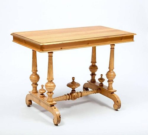Victorian Oak-Grained Pine Center Table