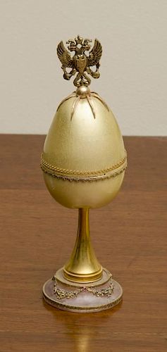 Decorative Russian Egg on Stand